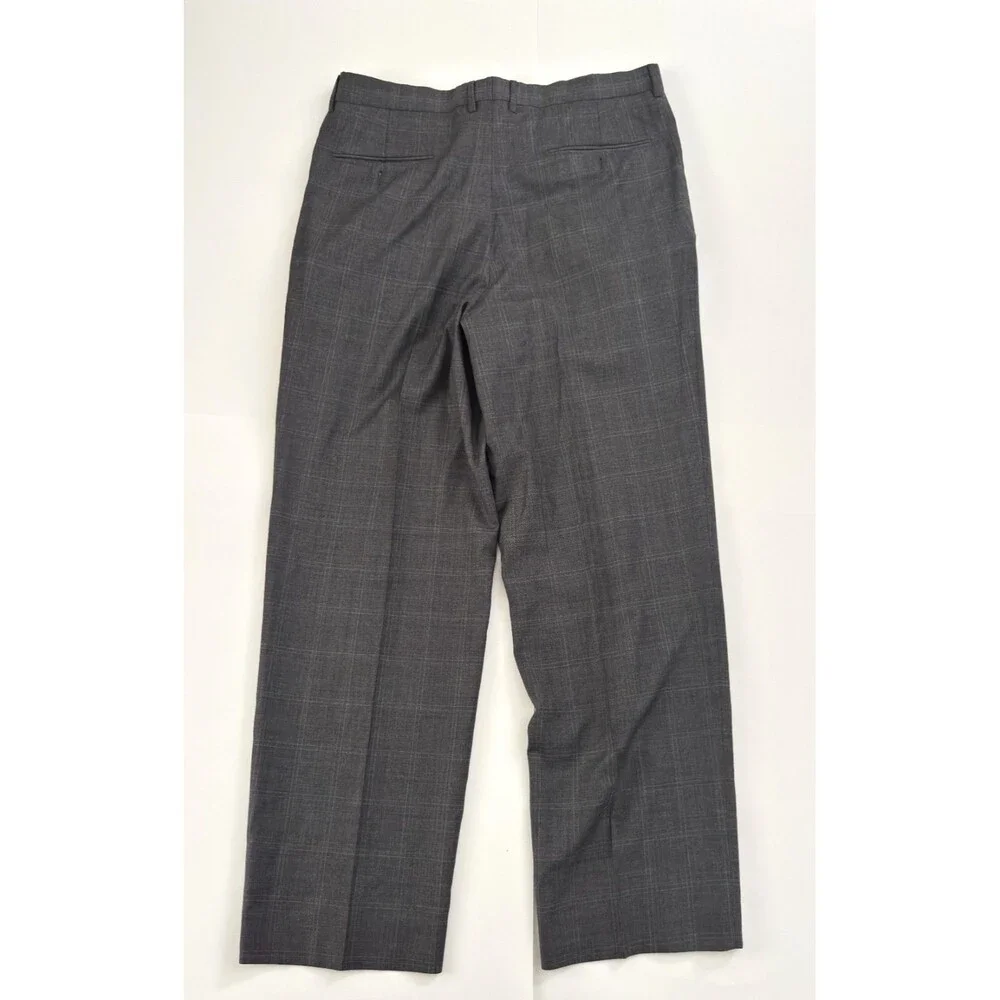 Ermenegildo Zegna Gray Double Breasted Men's Suit Fine Worsted Super 100's SZ 54